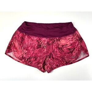 Nike Running Dri-FIT Pink Triangle Print Shorts - Size S